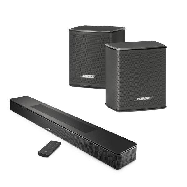 Bose Smart Soundbar 600, Black with Wireless Surro...