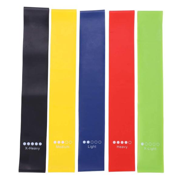 【並行輸入品】Vakitar 5 Pcs Yoga Resistance Loop Bands In...