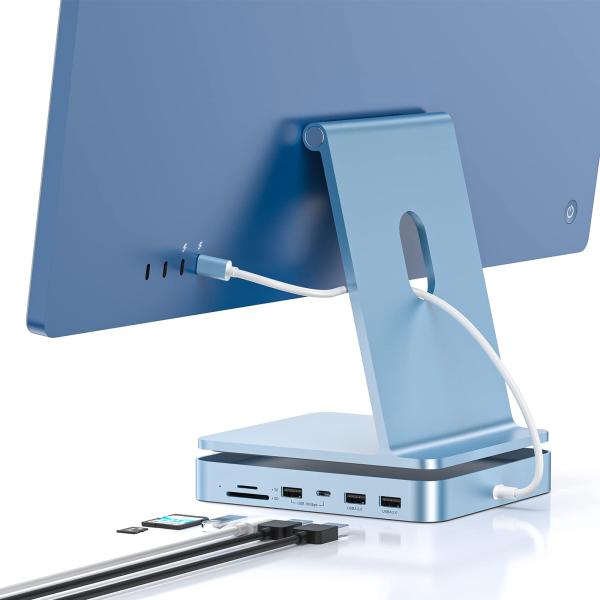 【並行輸入品】PULWTOP USB Cハブ iMac 24インチ 2021用 7イン1 USBハブ...