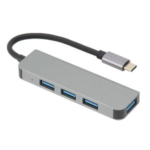 USB Cハブ USBハブ USBアダプター 拡張ドック 4イン1 マルチUSBポートアダプターコン...