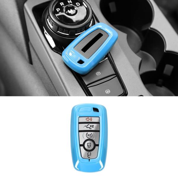 【並行輸入品】RAZPOY キーフォブカバーシェル キーケースカバーホルダープロテクター ライトブル...