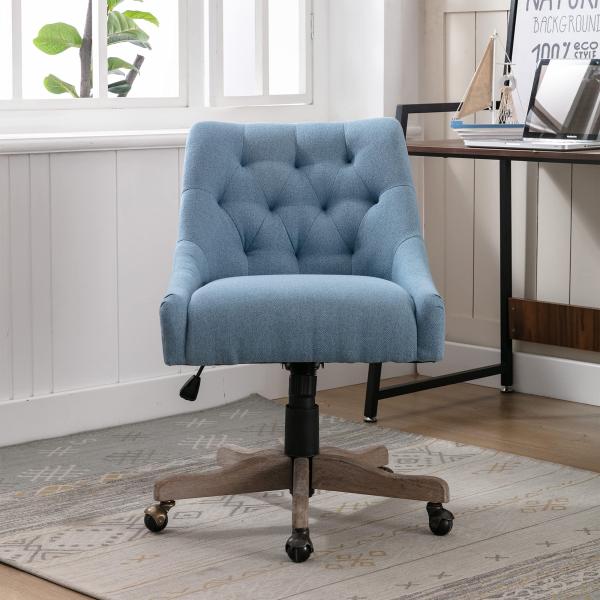 【並行輸入品】Swivel Accent Chair, Modern Home Office Des...