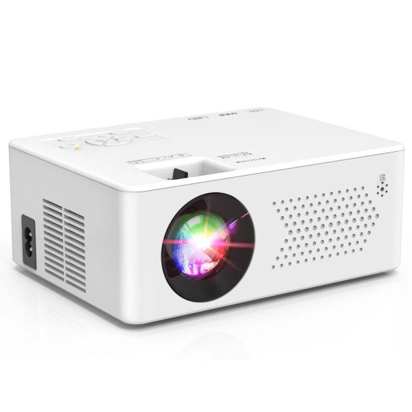 PURSHE Mini Bluetooth Projector 9500 Lumens, Full ...