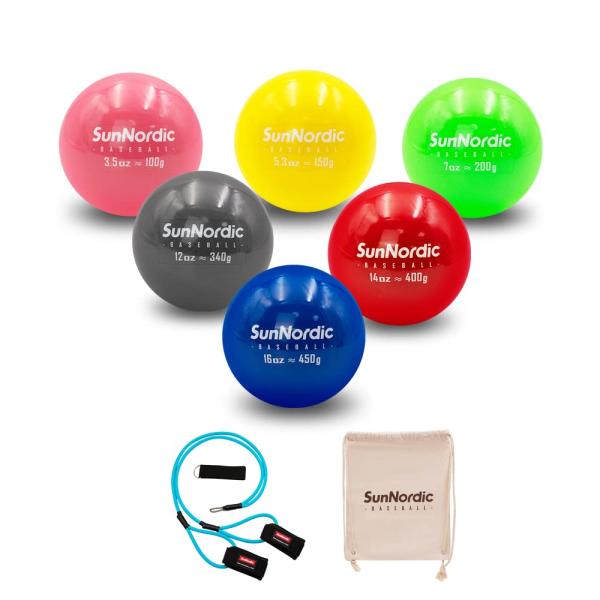 【並行輸入品】SunNordic 6/9パック プライオメトリック 加重野球セット (3.5 16/...