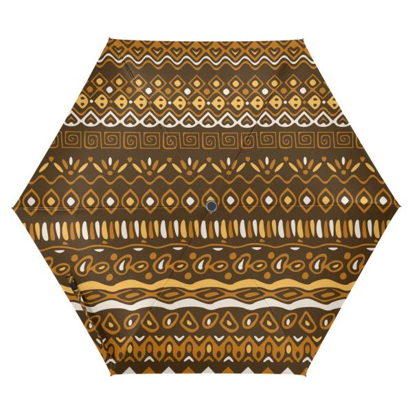 【並行輸入品】ZENWAWA Travel Umbrella (Trible Brown) Auto...