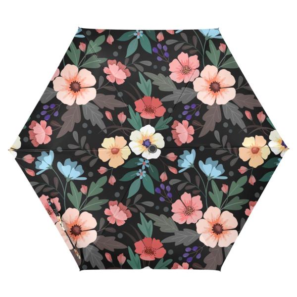 【並行輸入品】ZENWAWA Travel Umbrella (Handraw Spring Flo...