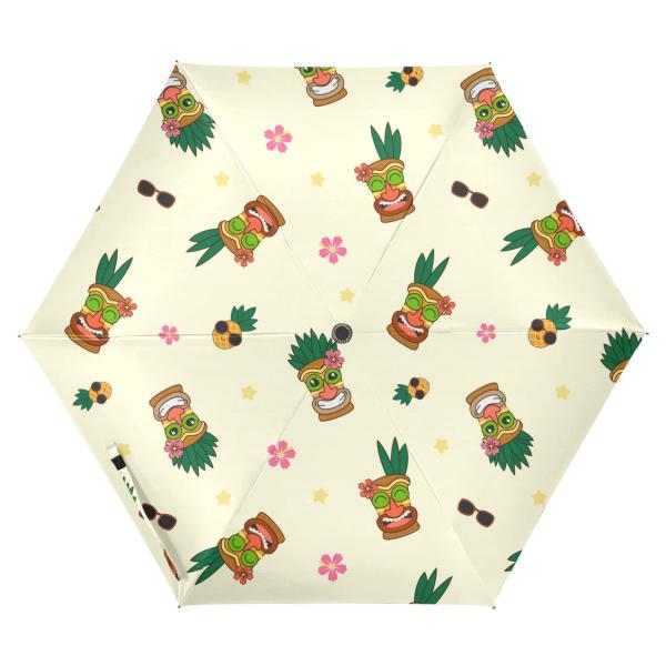 【並行輸入品】ZENWAWA Travel Umbrella (Tiki Mug Hawaiian)...