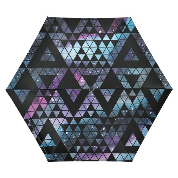 【並行輸入品】ZENWAWA Travel Umbrella (Geometric Galaxy) ...