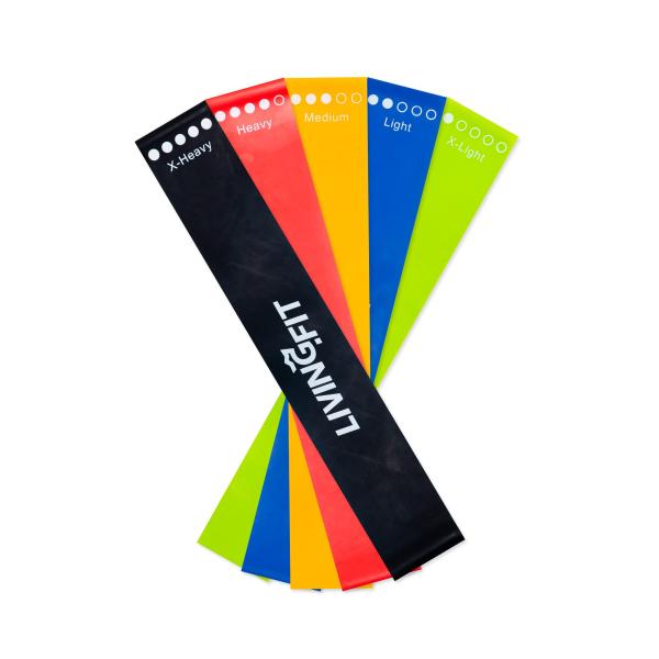 【並行輸入品】Living.Fit Resistance Loop Exercise Bands, ...