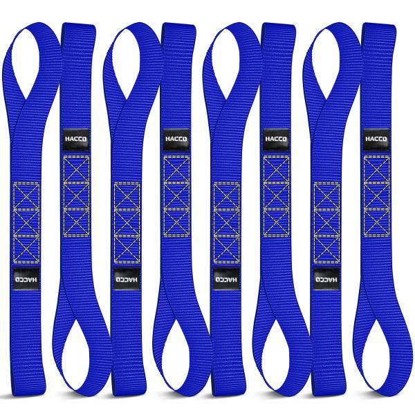 【並行輸入品】Haccoplanet ソフトループ オートバイタイダウンストラップ 8個パック 1....