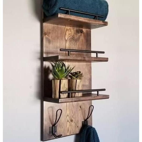 【並行輸入品】Premium Racks 3段フローティングシェルフ モダンデザイン 組み立て簡単　