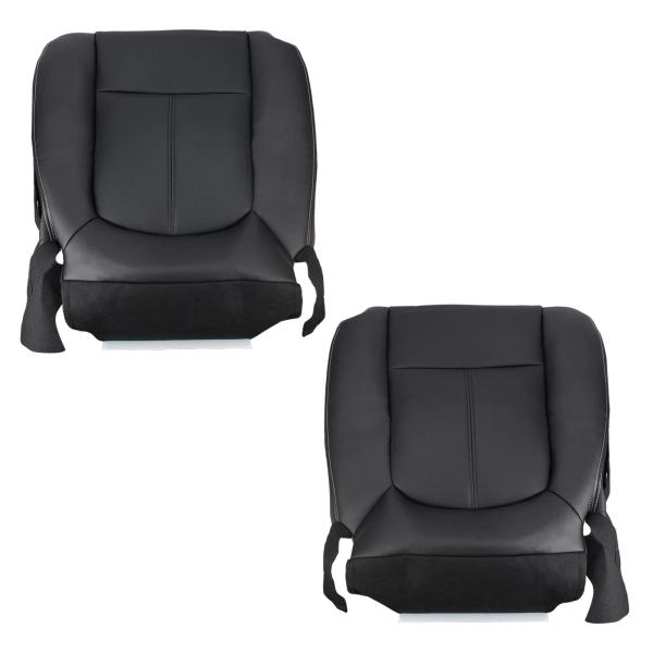 【並行輸入品】AUTOKAY ドライバー&amp;助手席用 穴あきシートカバー フォードF250 F350 ...