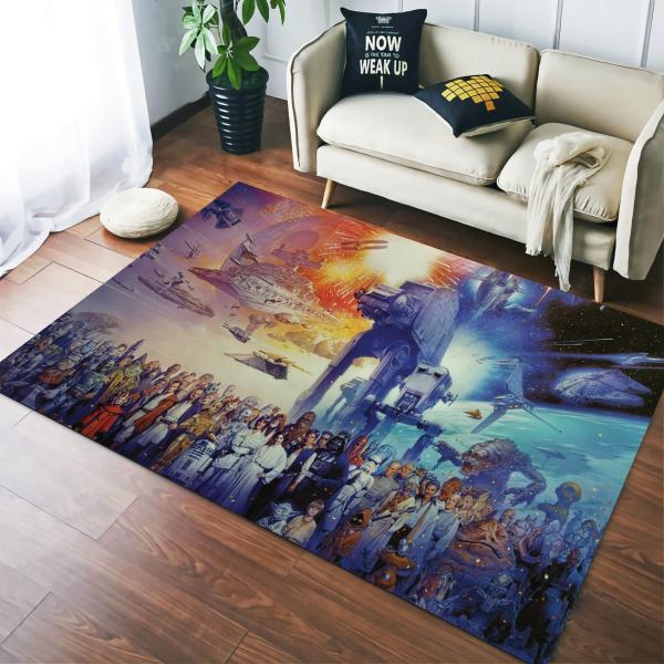 【並行輸入品】Starwars Rug,Starwars Characters Rug,Lights...