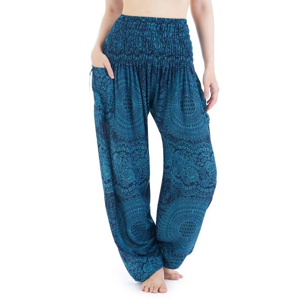 Lannaclothesdesign Harem Hippie Pants for Women Yo...