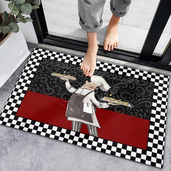 【並行輸入品】Indoor Doormat Absorbent Bath Rugs Entrance...