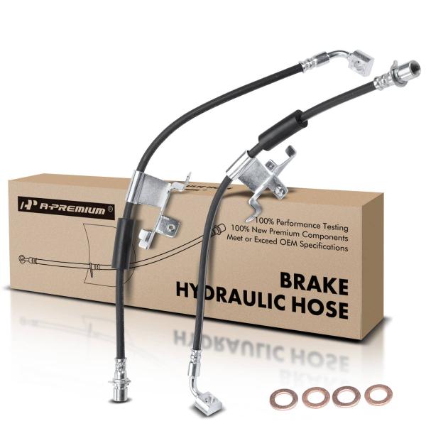 【並行輸入品】A Premium フロントサイドブレーキ油圧ホース シボレー、GMC、キャデラックモ...
