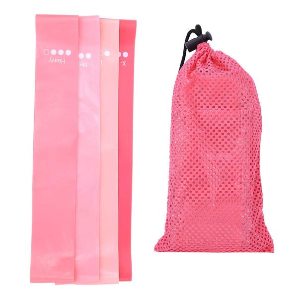 【並行輸入品】Gradient Pink Mini Yoga Loop Bands Set, Por...