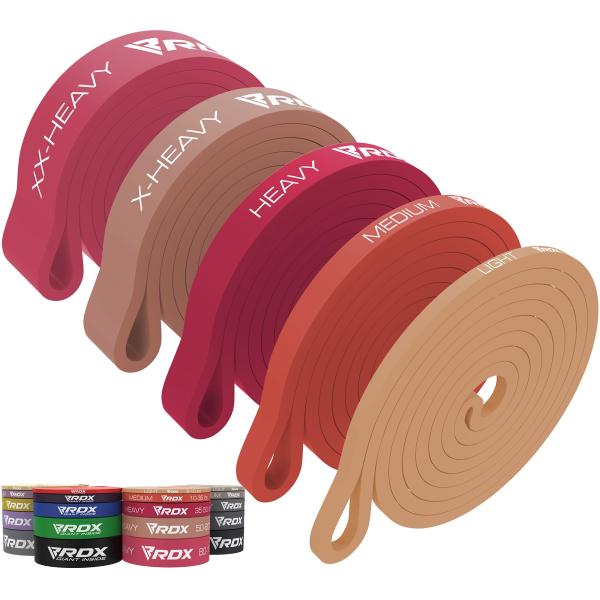 【並行輸入品】RDX レジスタンスバンド 5レベルセット CPSIA RoHSリーチ認定 プルアップ...