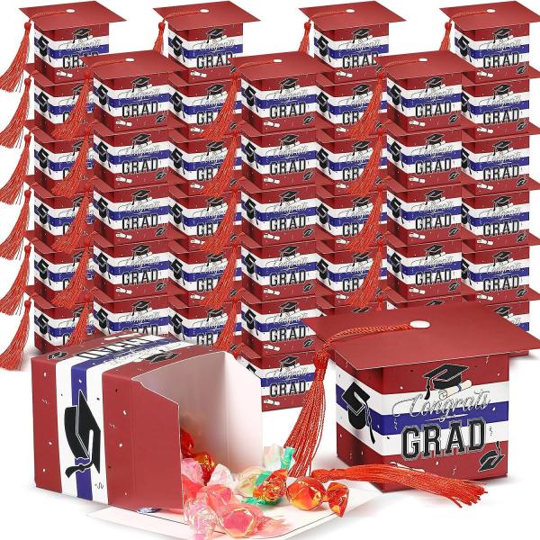 【並行輸入品】80個 2.4インチ 卒業式キャンディボックス 卒業式ギフトボックス 卒業祝い 卒業祝...