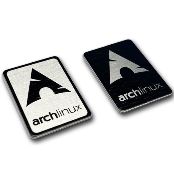 【並行輸入品】Arch Linux Aluminum Sticker Set (Two Emblem...