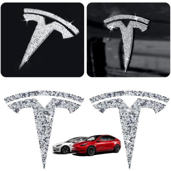【並行輸入品】ONKENTET 2PCS Front Rear Trunk Rhinestone C...