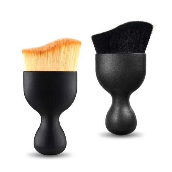 【並行輸入品】yonwait 2個 車内用ダストブラシ ナノファイバー毛 隙間ディテールブラシ ユニ...