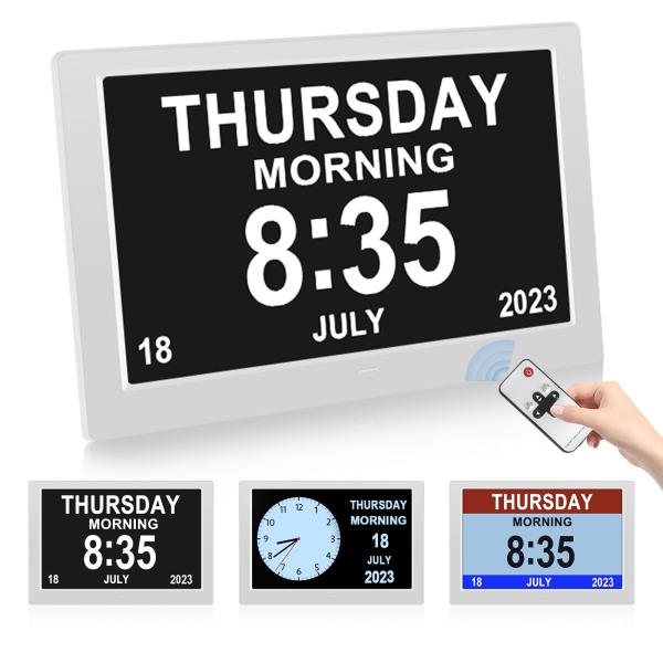 【並行輸入品】Youyu Digital Alarm Clock Wall Clock Dement...