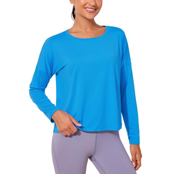 【並行輸入品】CRZ YOGA UPF 50+ Long Sleeve Shirts for Wom...