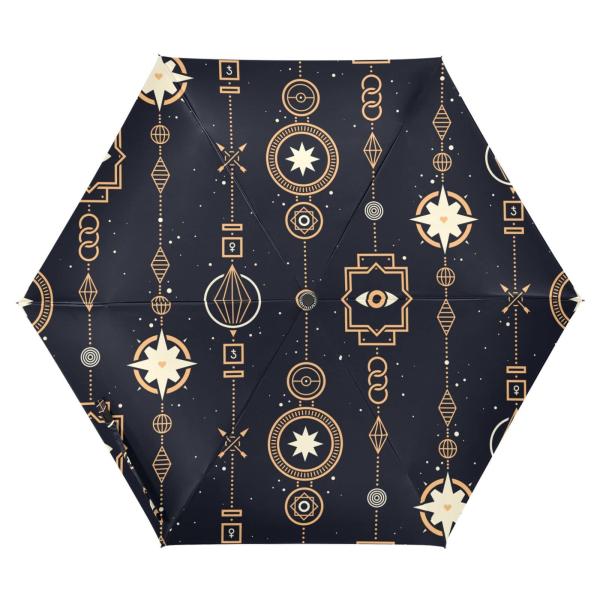 【並行輸入品】ZENWAWA Travel Umbrella Graphic (Mystical E...