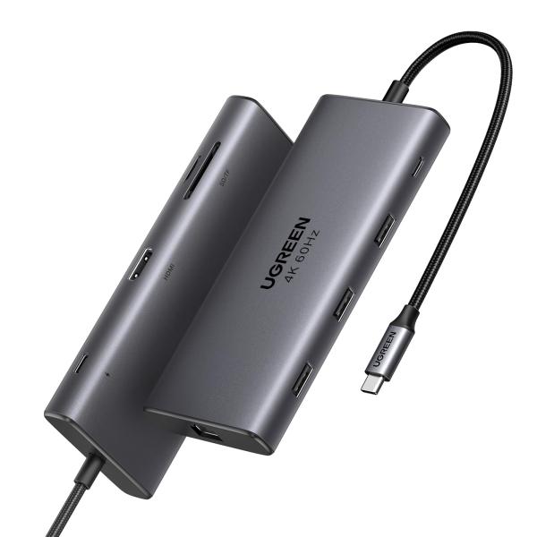 UGREEN Revodok Pro 9 in 1 USB Cハブ 10Gbps USB C3.2 ...