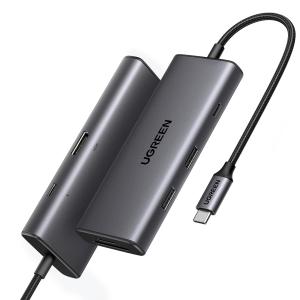 並行輸入品】Satechi USB C アルミニウム スタンド & ハブ (シルバー