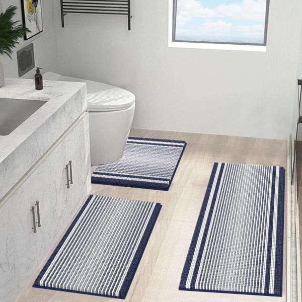 【並行輸入品】Sunhop Bathroom Rugs Sets 3 Piece, Ultra So...