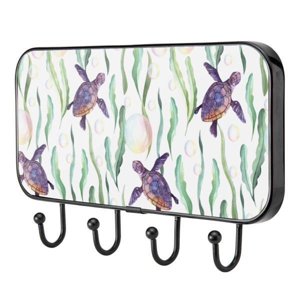 【並行輸入品】IEDHFNGDBFV Sea Turtle Weed Wall Hooks Heav...