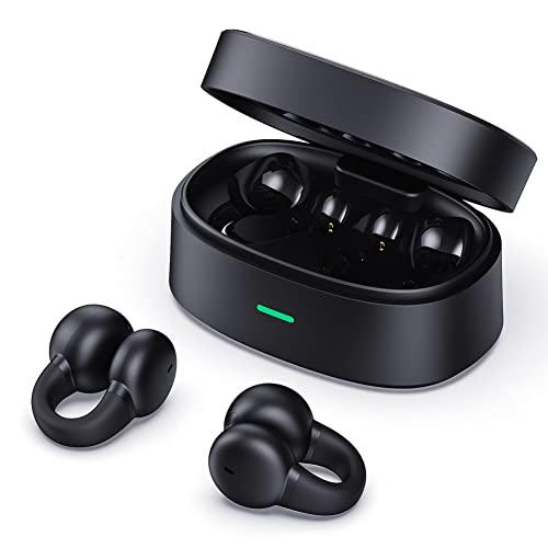 Ear Clip Bone Conduction Headphones Bluetooth 5.3 ...