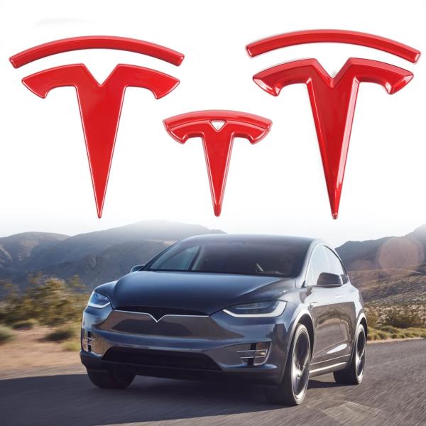 【並行輸入品】ONKENTET 3 PCS Front Rear 3D Badge Emblem D...