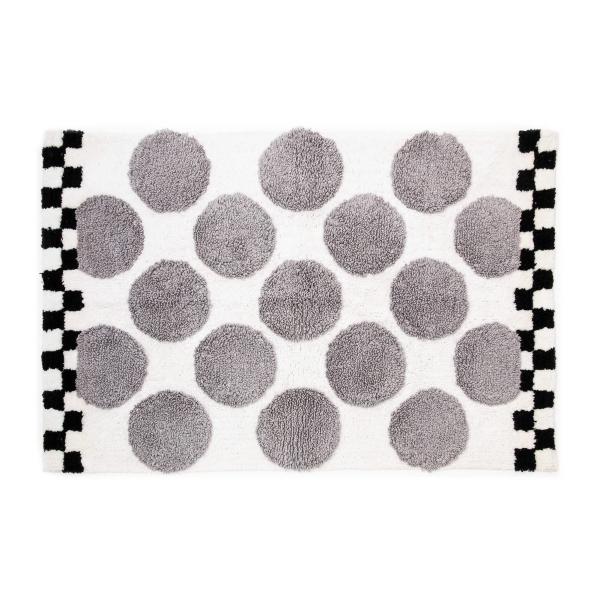 MACKENZIE CHILDS Sterling Dot Bath Rug, Bath Mat f...