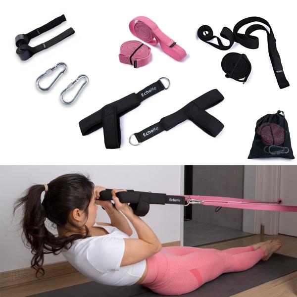 【並行輸入品】EchoMe ポータブルピラティスキット ホームジム用 ピラティスレジスタンスバンド付...
