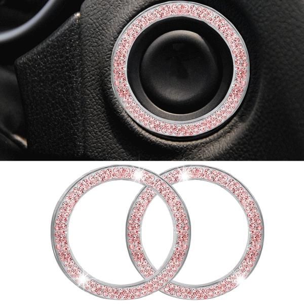 【並行輸入品】2PCS Crystal Double Rhinestone Car Engine S...