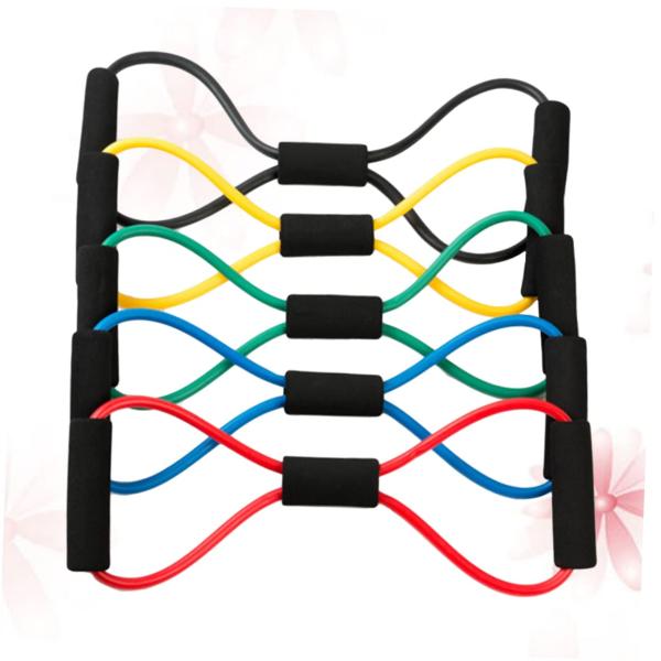 【並行輸入品】VICASKY 5pcs 8 Resistance Bands Exercise Re...