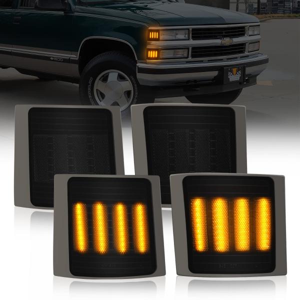 【並行輸入品】IXCNET LEDコーナーライトサイドマーカーランプ シボレー C/K 1500 2...