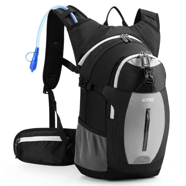【並行輸入品】HOMIEE 20L ハイドレーションバックパック 2.5L BPAフリー ウォーター...