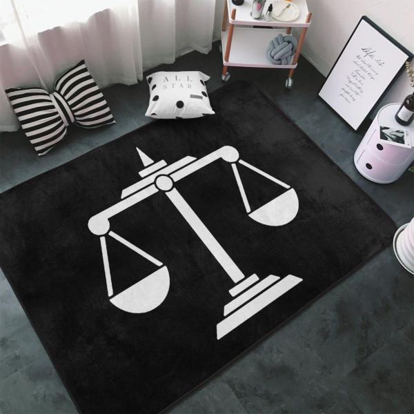 【並行輸入品】Lawyer Scales of Justice Art Area Rugs Home...