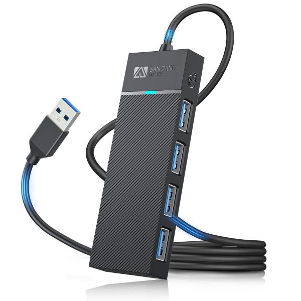 【並行輸入品】SAN ZANG MASTER 4ポートUSBハブ 100CM USB Hub 100...