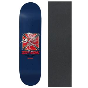 【並行輸入品】バードハウス スケートボードデッキ トニー・ホーク アーティファクト 8インチ グリップ付き Birdhouse Skateboa