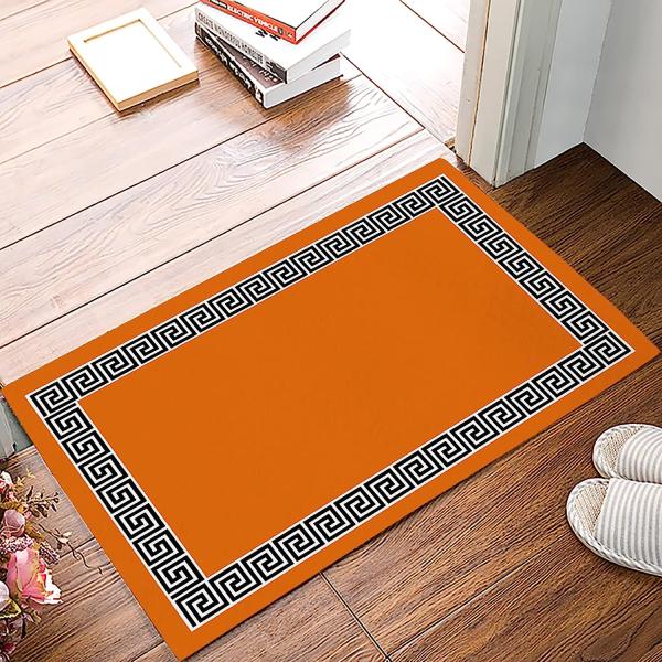 【並行輸入品】Welcome Rectangular Door Mat Burnt Orange G...