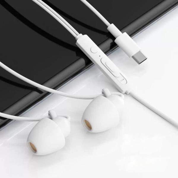 USB C Headphone Type C Earphones Wired Earbuds HiF...