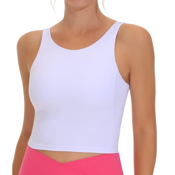 【並行輸入品】THE GYM PEOPLE Women's Sports Bra Sleeveles...