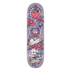【並行輸入品】Santa Cruz スケートボードデッキ Sommer Tattooed VX Everslick 8.25インチ x 31.8