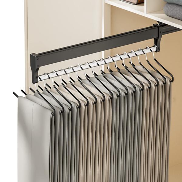 【並行輸入品】YFDHEUP Pull Out Clothes Hanger Rail, Heavy...