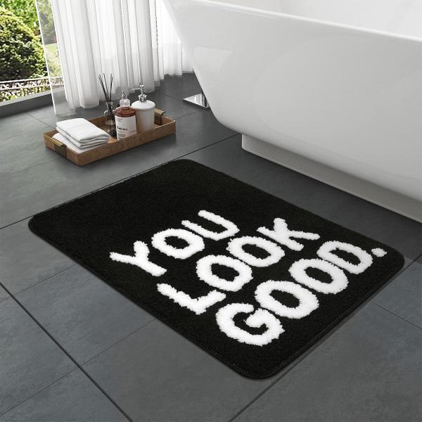 【並行輸入品】Lukinbox You Look Good バスルームラグ、ラグジュアリーソフト吸収...